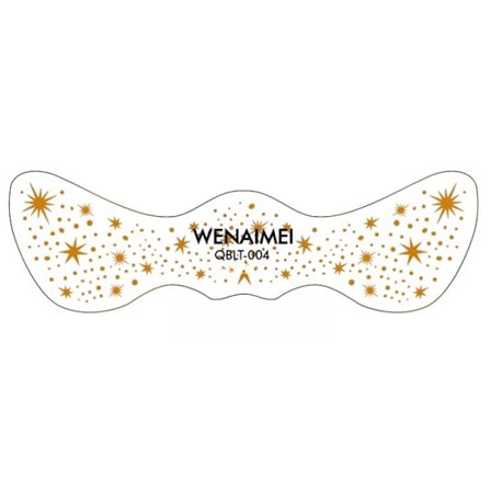 Tillfälliga guldfräknar-tatueringar (5 ark) model 2