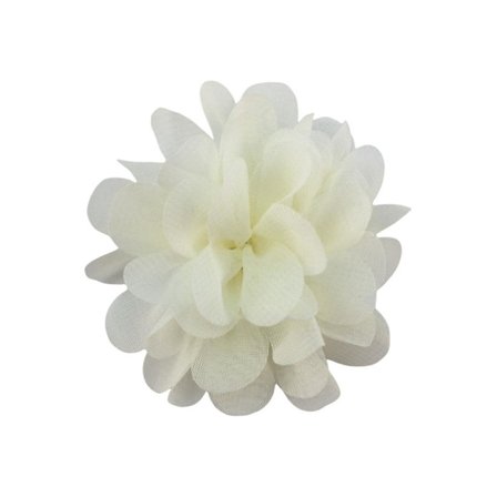 30 stk. 7cm Chiffon Gaze Blomster Kunstig Stof Silke Blomst Hoved Til DIY Bryllup Fest Hjem Blomster