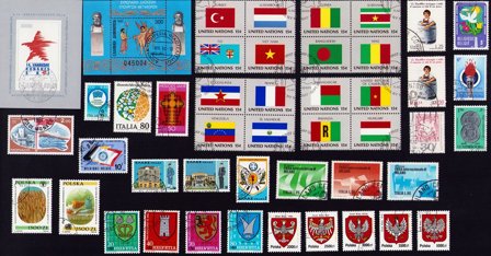 Symboler/logoer - Frimærkepakke - Stemplet