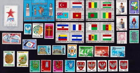 Symboler/logoer - Frimærkepakke - Stemplet