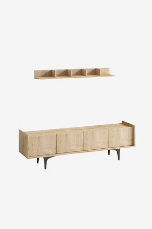 Hanah Home - TV-taso Cursa - Ruskea - TV-tasot & mediatasot - - Homeroom