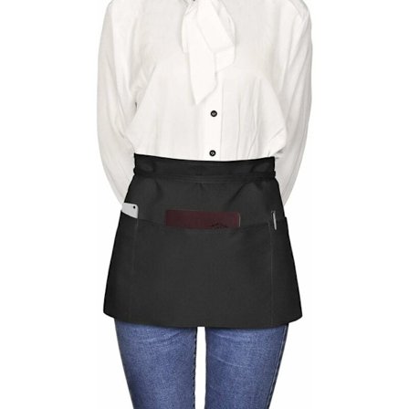 Midjeforkle 3-pak Servitørforkle Kjøkkenforkle Matlagingsforkle med