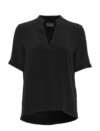 Slfella Ss Top B Black Selected Femme