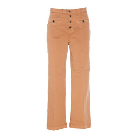 Liu Jo Straight Broek , Bruin , Dames , Maat: W28