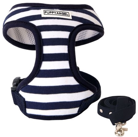 Puppy Angel - Cheerful Soft - Mörkblå Sele och Koppel - Hundsele