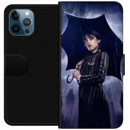 Apple Iphone 12 Pro Max Plånboksfodral Wednesday Addams