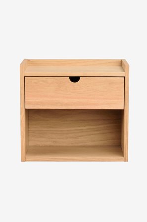 Rowico Home - Vægskab/sengebord Hillmond - Natur - Sengeborde - Fra Homeroom