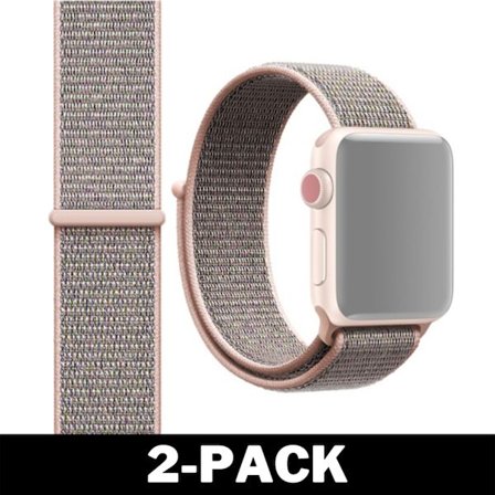 Apple Watch 38mm / 40mm Nylonarmband Rosé