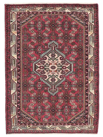 Asadabad Rug Oriental Dark Red/Black (Wool, Persia)