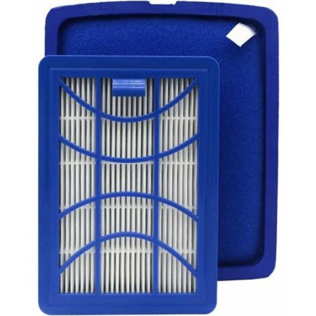 Ersättningsfilterset för Philips PowerPro Compact och Marathon Compact Dammsugare Alternativ till FC8003/01