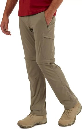 Craghoppers Men's Nosilife Pro Convertible Trousers Long everyday trousers Beige 30