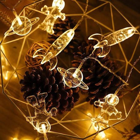 XINGHE LED-ljusslinga i akryl för sovrum, inomhus och utomhus (varmvit, 6 m, 40 LED)