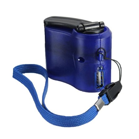 Farfi Hand Crank Charger Bärbar Säker Laddning Usb Port Mobiltelefon Surfplatta Manuell Nöd Dynamo För Utomhus (FMY)