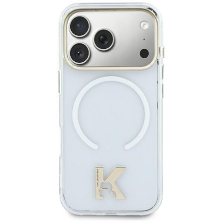 Karl Lagerfeld IML K Head Logo MagSafe-fodral för iPhone 17 - Klar