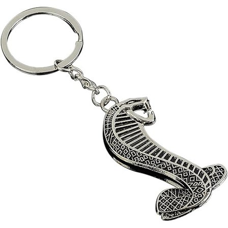 Rea Keychain med bilmärke - 3D krommetall bilnyckelring i legering