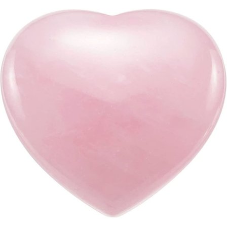 Ruusukvartsin parantavat kiteet Sydänkivi Hiottu kiillotettu Puff-kvartsikristallilahja