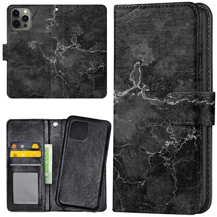 iPhone 16 Pro Max - Plånboksfodral/Skal Marmor