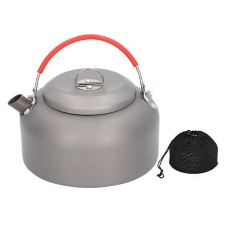 Campingkjele 1,4L Matkvalitetsmetall Anti-Skåld Håndtak Slitesterk Bærbar Camp Kaffekanne for Camping Reise