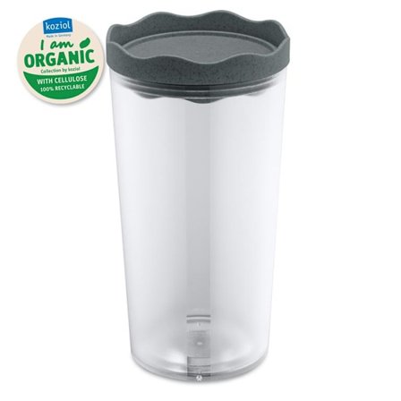 Koziol PRINCE L - Storage Container 1l. Nature Ash Grey