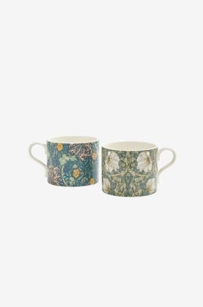 Spode - Mugg Morris & Co Seaweed & Pimpernel 2-pack - Flerfärgad - Koppar & muggar - Från Homeroom