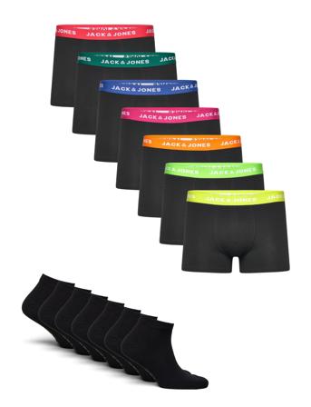 Jacsolid Jay Travelkit Boksershorts Svart Jack & J S*Betinget Tilbud