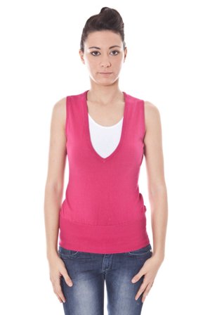Datch Gilet Donna Rosa