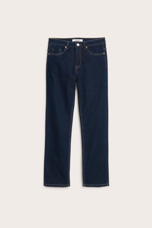 Kappahl | Suorat farkut, keskitason vyötärö | Tumma denim