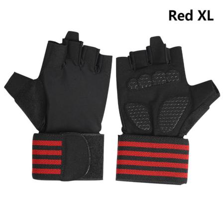 Unisex Outdoor Sports Riding Ice Silk Half Finger Gloves Anti