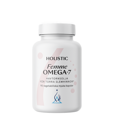 Holistic Femme Omega-7 havtornsolja 90 vegetabiliska kapslar