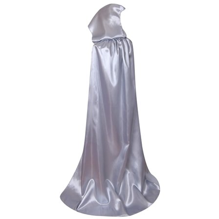 Halloweenkostym, svart cape med huva, Darth Vader-cape (170 cm (exklusive huva))