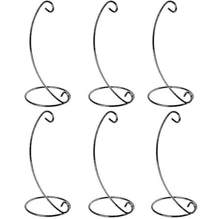 Koristeteline, Musta Rautaa Riippuva Telinetelinepidike Lasipallon, Ilmakasvin Terrarium, Noitapallon, Joulukoristeen Jne. Ripustamiseen