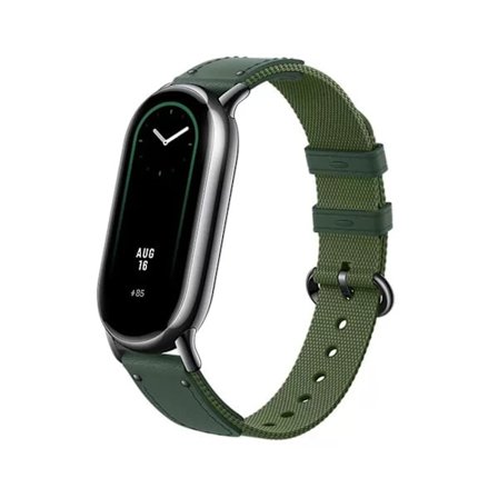 Klockarmband Vattentätt Silikonarmband Tåligt Snyggt Ersättningsarmband för Xiaomi Smart Band 8 Grön