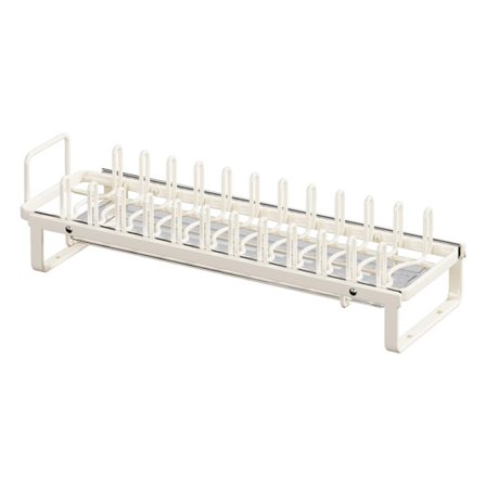 Öppen Diskställ med Gallerstruktur - Stor Kapacitet Ventilerad Organisatör för Skålar & Tallrikar, Kraftig Förvaring