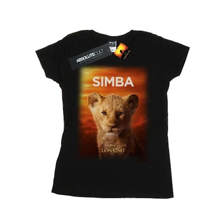 Disney Dam/Kvinnor Lejonkungen Film Baby Simba Poster Bomull T-shirt