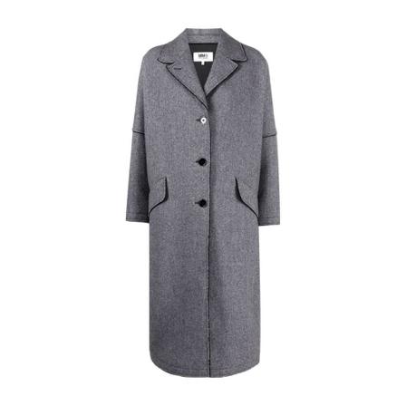 MM6 Maison Margiela, Coat Grijs, Dames, Maat:S