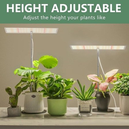LED Grow Light with 3 Light Modes and 4-Step Dimmer