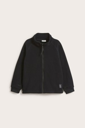 Kappahl | Fleecetröja zip-in / zip-off Kaxs | Svart
