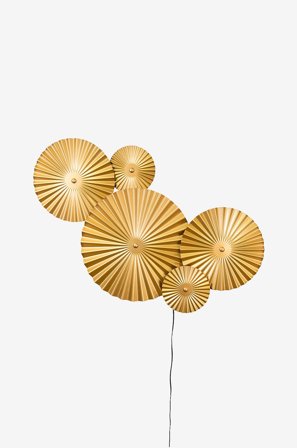 Globen Lighting - Væglampe Omega - Messing - Væglamper - Fra Homeroom