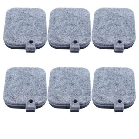 6 stk Luftfilter 42291201800 Kompatibel med Stihl BG45 BG46 BG55 BG65 BR45 SH55 SH85 BLÆSER