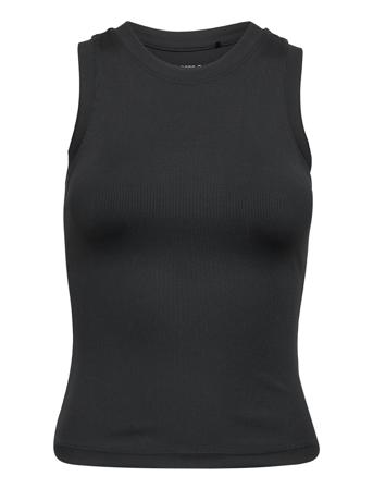 Ace Rib Tank Top Ærmeløs Top Sort Björn Borg