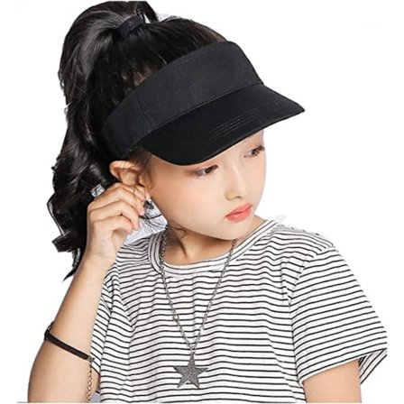 Barn Visor Solhatt Justerbar Atletisk Sporthatt 6 till 12 år gammal