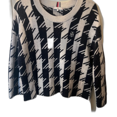 Rutig stickad tröja Tommy Hilfiger