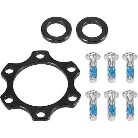 Sykkelnavadapter Boost Nav Konverteringssett Front 15x100MM til 110MM Bak 12x142MM til 148MM Front Bak Adapter Konvertering 1sett svart