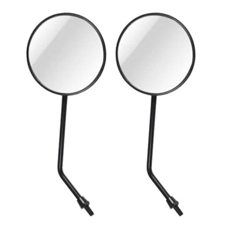 2-pack - Backspegel för motorcykel/sidospegel, svart