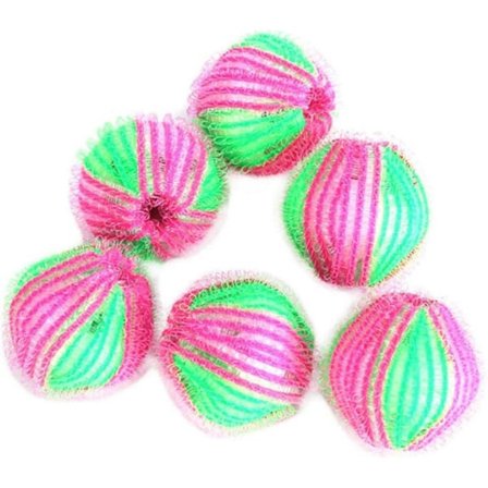 4CM tvättmaskin hår catcher 6 pack grön