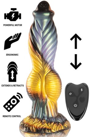 The Resurgence Of Pleasure Dildo Remote 26,5 cm - Woome.pl