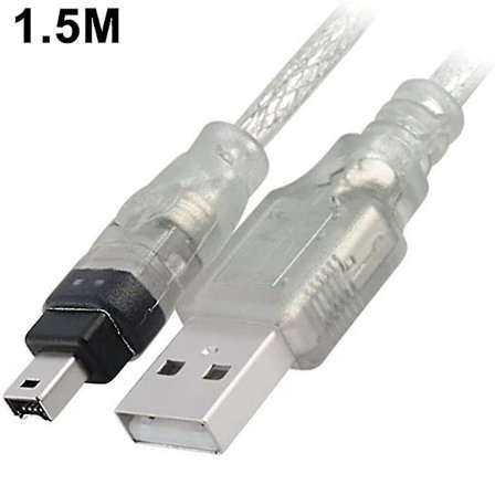 Kabel Usb Hane Till Firewire Hona Till Mini 4-pin Till Firewire Adapter (hy)