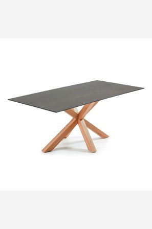 Kave Home - Matbord - argo - Svart - Matbord - Från Homeroom