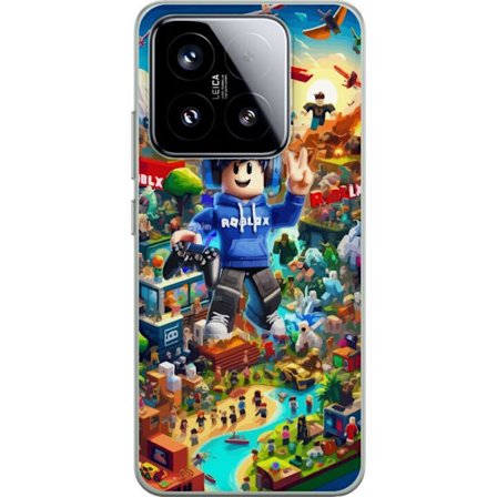 Kompatibelt Mobilskal till Xiaomi Xiaomi 15 Stor detaljerad Roblox-värld fylld med karaktärer, äventyr och färgstarka miljöer perfekt för lekful