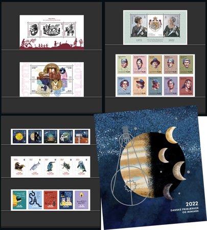 Danmark - Årsmappe 2022 - Postfrisk årsmappe
